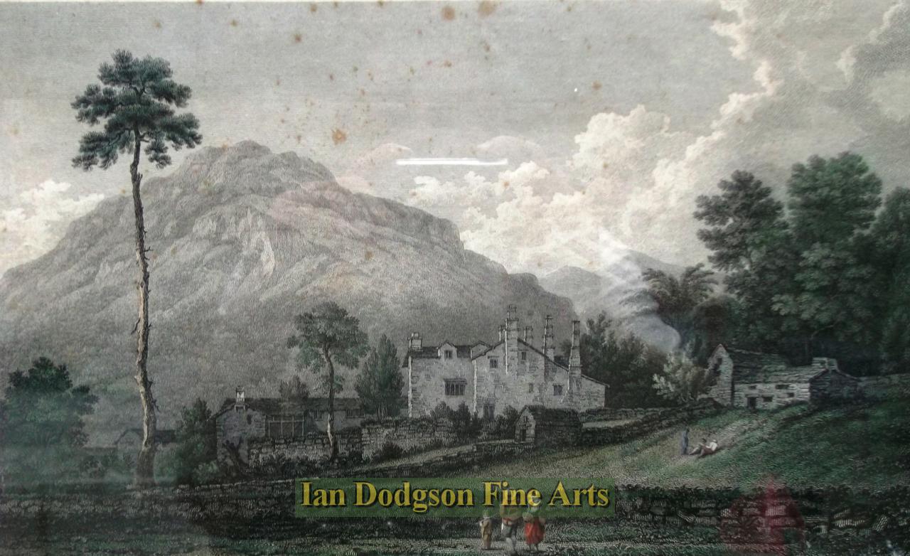 Joseph Farington - The Palace of Patterdale Handcoloured etchings, Georgian era (1788)