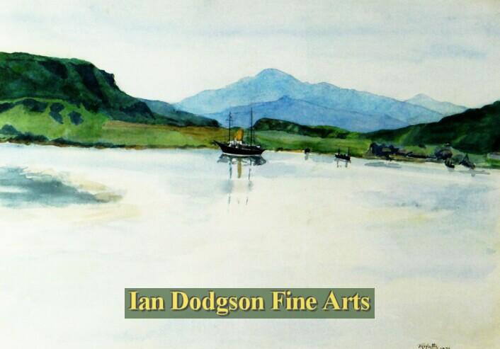 Steam Boat in Glaslyn Estuary by Meryl Watts