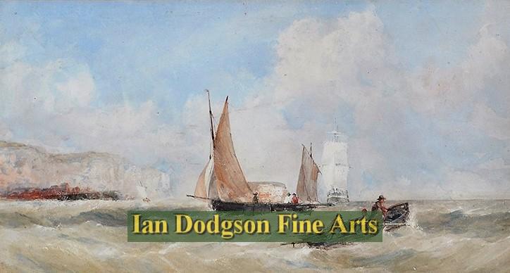 Edward Tucker snr - Off Dover Watercolour (c1880)