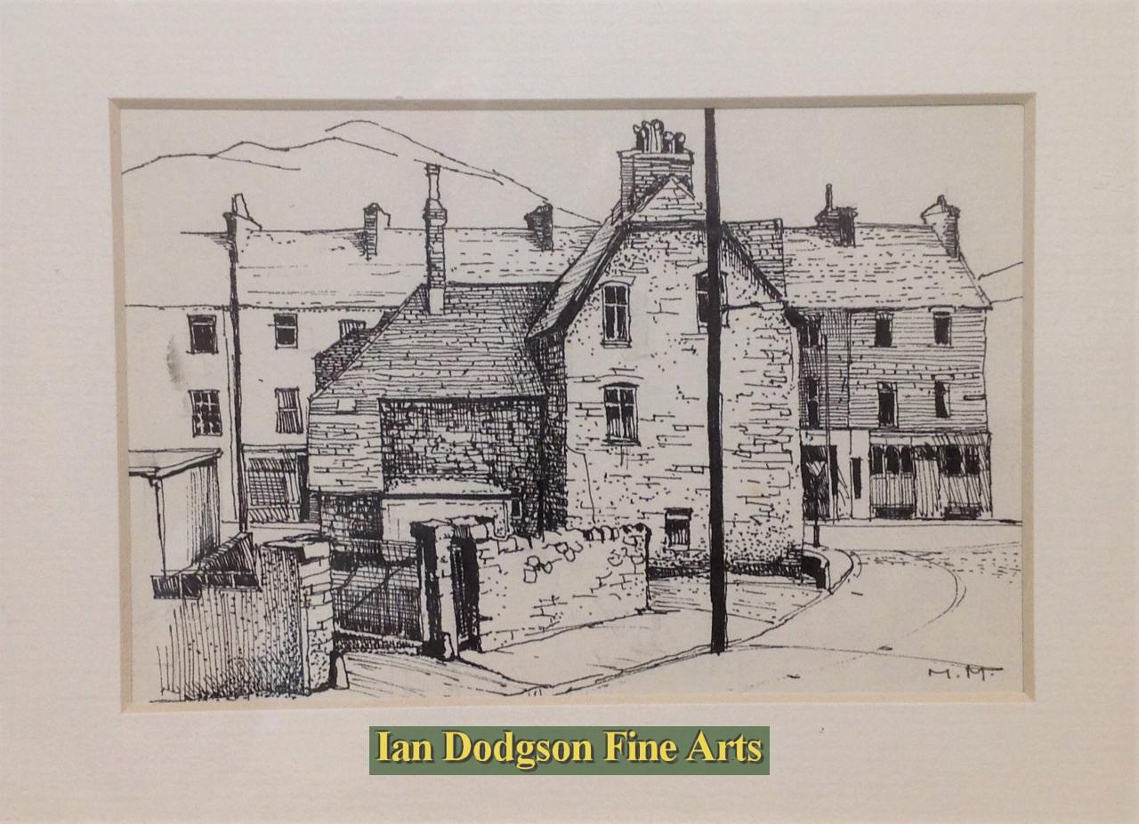 Martin Morley - Old Police Station, Bethesda Pen & Ink (c1990)