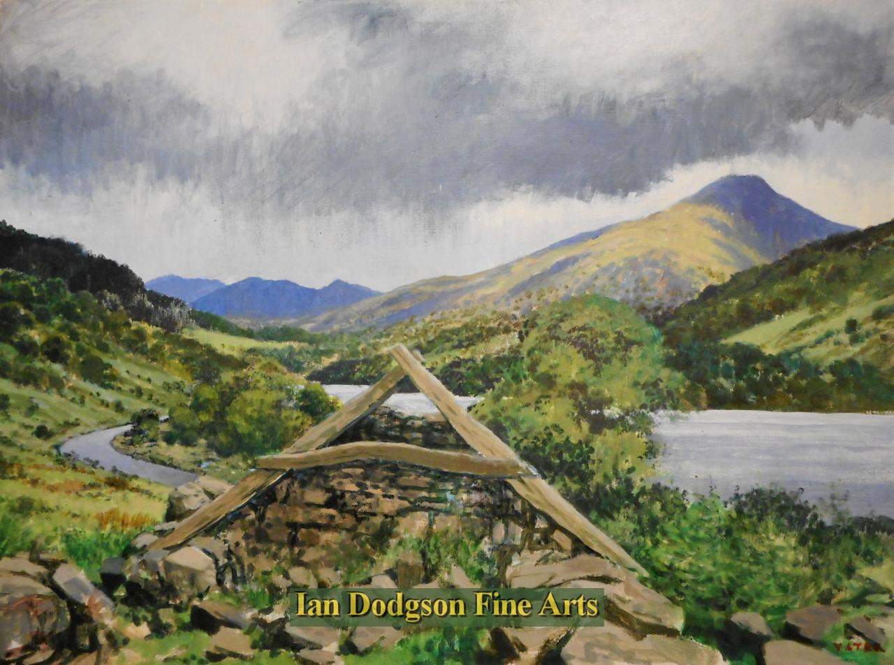Jeremy Yates - Cruck Gable, Gwynant Acrylic on canvas (c2015)