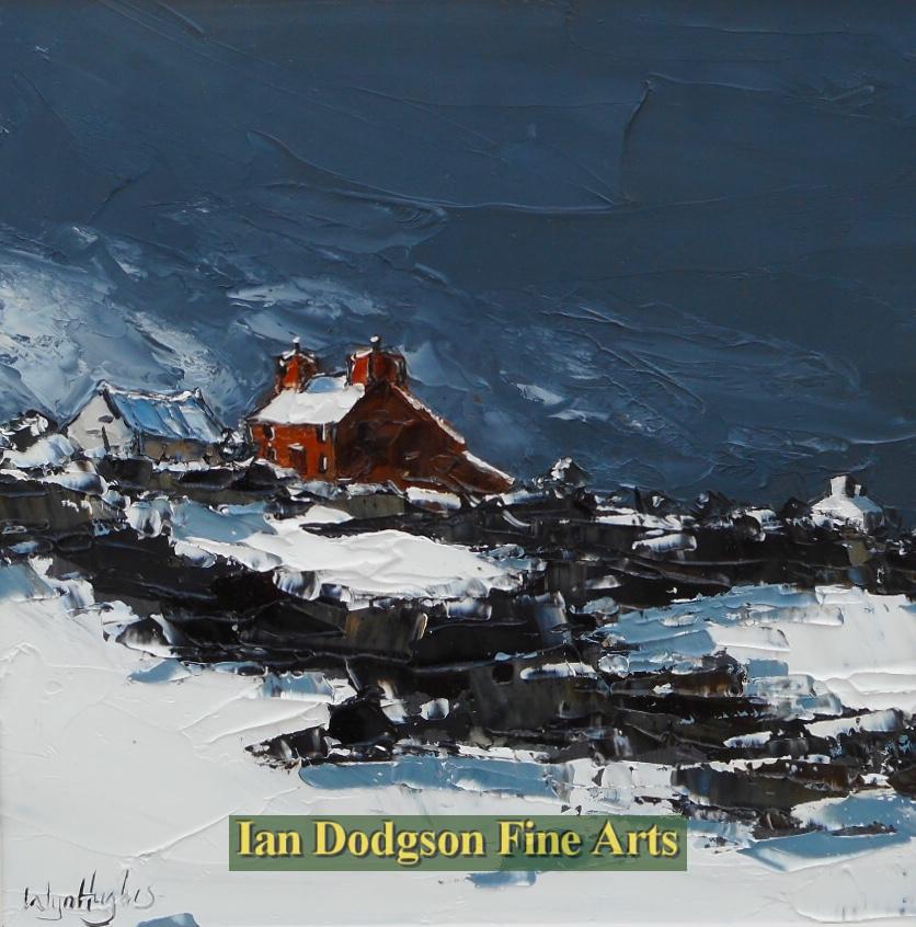Wyn Hughes - Farm at Trefor Oil on board (2019)