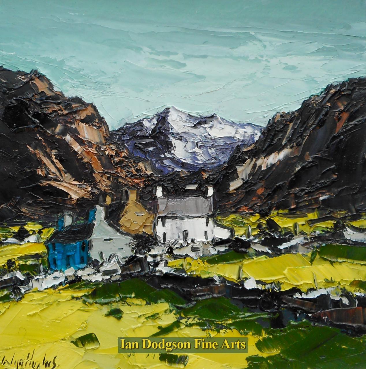 Wyn Hughes - Drws y Coed Oil on board (2019)