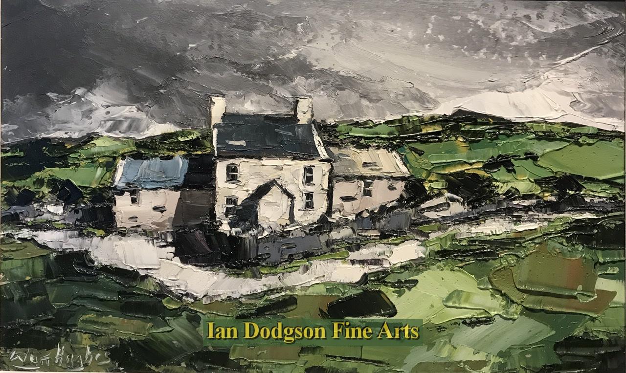 Wyn Hughes - Fferm Carneddau Oil on board (2021)