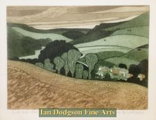 Dusk over Pen-Y-Gwryd by John Brunsdon