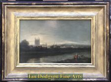 'Attr. Henry Dawson - Early morning Worcester Cathedral