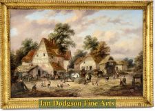 'Georgina Lara - A Busy Village scene